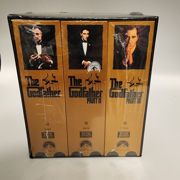The Godfather Trilogy VHS Box Set NWT - Picture 1 of 6